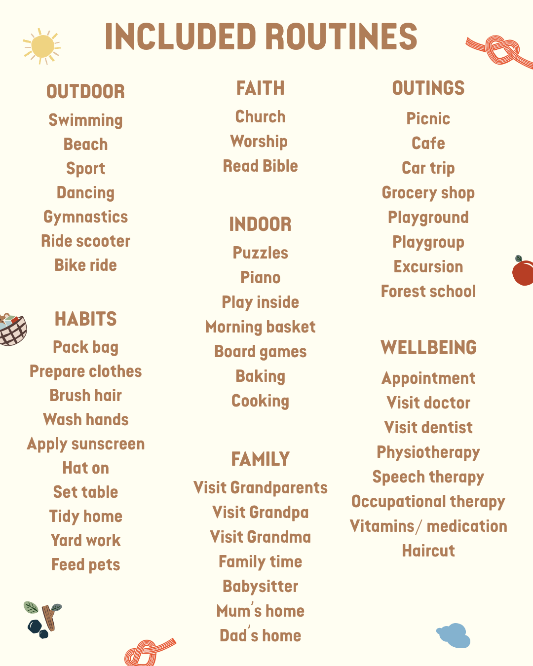 Family Rhythms Cards